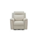 Harper Power Recliner with Power Head Rest and Power Lumbar In Cream