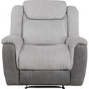 The appearance of Harriette Reclining Chair In Gray designed by Homelegance in the modern / contemporary interior design. This gray piece of furniture was selected by 1StopBedrooms from Harriette Collection to add a touch of cosiness and style into your home. Sku: 9703GY-1. Material: Chenille.