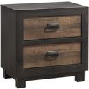 The appearance of Harrison Walnut 2 Drawer Nightstand designed by Picket House in the transitional interior design. This brown piece of furniture was selected by 1StopBedrooms from Harrison Collection to add a touch of cosiness and style into your home. Sku: HG100NS. Material: MDF.