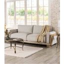 The appearance of Harstad Sofa In Light Brown and Natural designed by Furniture of America in the modern / contemporary interior design. This light brown and natural piece of furniture  was selected by 1StopBedrooms from Harstad Collection to add a touch of cosiness and style into your home. Sku: CM9983LB-SF. Material: Fabric.