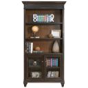 The appearance of Hartford Wood Bookcase with Doors In Two Toned Black designed by Martin Furniture in the traditional interior design. This two toned black piece of furniture  was selected by 1StopBedrooms from Hartford Collection to add a touch of cosiness and style into your home. Sku: IMHF4078D. Material: Wood.