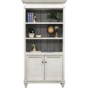The appearance of Hartford Wood Bookcase with Doors In White designed by Martin Furniture in the traditional interior design. This white and grey piece of furniture was selected by 1StopBedrooms from Hartford Collection to add a touch of cosiness and style into your home. Sku: IMHF4078DW. Material: Wood.