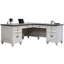 The appearance of Hartford Wood Return L-Desk In White designed by Martin Furniture in the traditional interior design. This white and grey piece of furniture was selected by 1StopBedrooms from Hartford Collection to add a touch of cosiness and style into your home. Sku: IMHF684RW-KIT. Material: Wood.