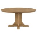 Hartville 60-Inch Round Dining Table In Natural Light Brown