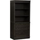 The appearance of Harvest Home Bunching Lateral File Cabinet With Hutch designed by Liberty in the rustic / southwestern interior design. This chalkboard piece of furniture  was selected by 1StopBedrooms from Harvest Home Collection to add a touch of cosiness and style into your home. Sku: 879-HO147;879-HO135. Material: Rubberwood.