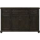 The appearance of Harvest Home Chalkboard Hall Buffet designed by Liberty in the traditional interior design. This gray piece of furniture was selected by 1StopBedrooms from Harvest Home Collection to add a touch of cosiness and style into your home. Sku: 879-HB7246. Material: Wood.