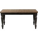 The appearance of Harvest Home Chalkboard Rectangular Extendable Dining Table designed by Liberty in the traditional interior design. This gray piece of furniture  was selected by 1StopBedrooms from Harvest Home Collection to add a touch of cosiness and style into your home. Sku: 879-T4082. Material: Wood. Table Top Shape: Rectangular. Size: 82" x 40".