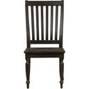The appearance of Harvest Home Chalkboard Slat Back Side Chair set of 2 designed by Liberty in the traditional interior design. This gray piece of furniture was selected by 1StopBedrooms from Harvest Home Collection to add a touch of cosiness and style into your home. Sku: 879-C1500S. Material: Wood.