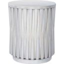 The appearance of Hatteras Hi-Lo Vertical Slats Accent Table In Whitewash designed by Carolina Living in the coastal interior design. This white wash piece of furniture was selected by 1StopBedrooms from Hatteras Collection to add a touch of cosiness and style into your home. Sku: AT-2024-WS-WWWD. Material: Mango Wood.