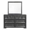 The appearance of Hatton Cross Dresser In Weathered Black designed by Furniture of America in the modern / contemporary interior design. This weathered black piece of furniture was selected by 1StopBedrooms from Hatton Cross Collection to add a touch of cosiness and style into your home. Sku: FM79011BK-D. Material: Solid Rubberwood.
