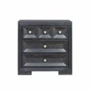 The appearance of Hatton Cross Nightstand with USB A-C In Weathered Black designed by Furniture of America in the modern / contemporary interior design. This weathered black piece of furniture was selected by 1StopBedrooms from Hatton Cross Collection to add a touch of cosiness and style into your home. Sku: FM79011BK-N. Material: Solid Rubberwood.
