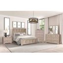 The appearance of Hatton Cross Queen Bed In Tawny designed by Furniture of America in the modern / contemporary interior design. This tawny piece of furniture was selected by 1StopBedrooms from Hatton Cross Collection to add a touch of cosiness and style into your home. Sku: FM79011NT-Q-FB;FM79011NT-Q-HB;FM79011NT-R. Bed Type: Panel Bed. Bed Size: Queen. Material: Solid Rubberwood.
