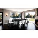 The appearance of Hatton Cross Rectangular Dining Table In Weathered Black designed by Furniture of America in the modern / contemporary interior design. This weathered black piece of furniture was selected by 1StopBedrooms from Hatton Cross Collection to add a touch of cosiness and style into your home. Sku: FM39011BK-T. Table Top Shape: Rectangular. Material: Rubberwood. Size: 44" x 118".