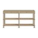 The appearance of Haven Console Table In Blonde Oak designed by A.R.T. in the transitional interior design. This blonde oak piece of furniture was selected by 1StopBedrooms from Haven Collection to add a touch of cosiness and style into your home. Sku: 339307-2325. Material: Parawood.