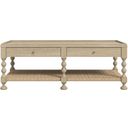 The appearance of Haven Rectangular Cocktail Table In Blonde Oak designed by A.R.T. in the transitional interior design. This blonde oak piece of furniture was selected by 1StopBedrooms from Haven Collection to add a touch of cosiness and style into your home. Sku: 339300-2325. Material: Parawood.