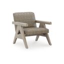 The appearance of Haven Retreat Outdoor Rocking Lounge Chair In Beige designed by Signature Design by Ashley in the transitional interior design. This beige piece of furniture was selected by 1StopBedrooms from Haven Retreat Collection to add a touch of cosiness and style into your home. Sku: NCP690-821. Material: Metal.