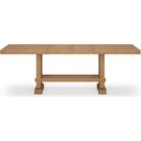 The appearance of Havonplane Counter Height Dining Extension Table In Brown designed by Signature Design by Ashley in the transitional interior design. This brown piece of furniture was selected by 1StopBedrooms from Havonplane Collection to add a touch of cosiness and style into your home. Sku: D773-32. Material: Wood. Table Top Shape: Rectangular. Size: 108".