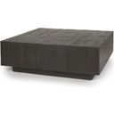 Hayden Dark Brown Wood Square Coffee Table