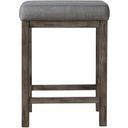 Hayden Way Gray Wash Upholstered Bar Stool