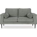 The appearance of Hazela Loveseat In Charcoal designed by Signature Design by Ashley in the modern / contemporary interior design. This charcoal piece of furniture  was selected by 1StopBedrooms from Hazela Collection to add a touch of cosiness and style into your home. Sku: 4110235. Material: Fabric.