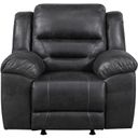 Hazen Rocker Reclining Chair In Black