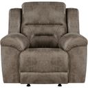 The appearance of Hazen Rocker Reclining Chair In Brown designed by Homelegance in the modern / contemporary interior design. This brown piece of furniture  was selected by 1StopBedrooms from Hazen Collection to add a touch of cosiness and style into your home. Sku: 8538BR-1. Material: Microfiber.