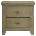 The appearance of Hazlewood 2-Drawer Nightstand Bedside Table In Vineyard Oak designed by Coaster in the rustic / southwestern interior design. This vineyard oak piece of furniture was selected by 1StopBedrooms from Hazlewood Collection to add a touch of cosiness and style into your home. Sku: 207532. Material: Particle Board.