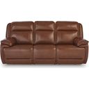 The appearance of Healy Pier Power Reclining Sofa In Chocolate designed by Signature Design by Ashley in the modern / contemporary interior design. This chocolate piece of furniture was selected by 1StopBedrooms from Healy Pier Collection to add a touch of cosiness and style into your home. Sku: U1120415. Material: Leather Match.