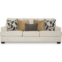 The appearance of Heartcort Sofa In Quartz designed by Signature Design by Ashley in the modern / contemporary interior design. This quartz piece of furniture  was selected by 1StopBedrooms from Heartcort Collection to add a touch of cosiness and style into your home. Sku: 4460438. Material: Fabric.