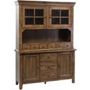 The appearance of Hearthstone Rustic Oak Buffet With Hutch designed by Liberty in the country / farmhouse interior design. This brown piece of furniture was selected by 1StopBedrooms from Hearthstone Collection to add a touch of cosiness and style into your home. Sku: 382-CB6183;382-CH6183. Material: Wood.