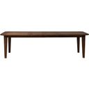 The appearance of Hearthstone Rustic Oak Rectangular Leg Table designed by Liberty in the country / farmhouse interior design. This brown piece of furniture was selected by 1StopBedrooms from Hearthstone Collection to add a touch of cosiness and style into your home. Sku: 382-T4408. Material: Wood. Table Top Shape: Rectangular. Size: 108" x 44".