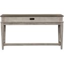 The appearance of Heartland Antique White Console Bar Table designed by Liberty in the country / farmhouse interior design. This antique white piece of furniture was selected by 1StopBedrooms from Heartland Collection to add a touch of cosiness and style into your home. Sku: 824-OT6836. Table Top Shape: Rectangular. Material: Rubberwood.