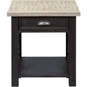 The appearance of Heatherbrook Charcoal Drawer End Table designed by Liberty in the traditional interior design. This charcoal piece of furniture was selected by 1StopBedrooms from Heatherbrook Collection to add a touch of cosiness and style into your home. Sku: 422-OT1022. Material: Wood.