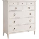 The appearance of Laguna Heisler Drawer Chest In Tides designed by Barclay Butera in the transitional interior design. This tides piece of furniture  was selected by 1StopBedrooms from Laguna Collection to add a touch of cosiness and style into your home. Sku: 935-329. Material: Wood.