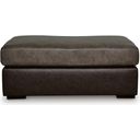 The appearance of Helson Oversized Accent Ottoman In Fossil designed by Signature Design by Ashley in the modern / contemporary interior design. This fossil piece of furniture was selected by 1StopBedrooms from Helson Collection to add a touch of cosiness and style into your home. Sku: NC6270308. Material: Faux Leather.