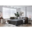 The appearance of Helson Right-Arm Facing Queen Sofa Chaise Sleeper In Fossil designed by Signature Design by Ashley in the modern / contemporary interior design. This fossil piece of furniture was selected by 1StopBedrooms from Helson Collection to add a touch of cosiness and style into your home. Sku: NC6270370. Material: Fabric.