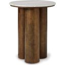 The appearance of Henfield Accent Table In Beige and Brown designed by Signature Design by Ashley in the modern / contemporary interior design. This beige and brown piece of furniture was selected by 1StopBedrooms from Henfield Collection to add a touch of cosiness and style into your home. Sku: A4000623. Material: Marble.