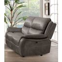 The appearance of Henricus Loveseat In Dark Gray designed by Furniture of America in the transitional interior design. This dark gray piece of furniture was selected by 1StopBedrooms from Henricus Collection to add a touch of cosiness and style into your home. Sku: CM9911DG-LV. Material: Fabric.