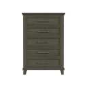 Henrik 5-Drawer Chest In Grey