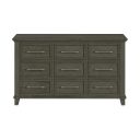 Henrik 9-Drawer Dresser In Grey