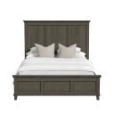 Henrik Queen Panel Bed In Grey