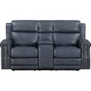 The appearance of Hensley Power Loveseat In Marina Dream designed by Parker House in the traditional interior design. This marina dream piece of furniture was selected by 1StopBedrooms from Hensley Collection to add a touch of cosiness and style into your home. Sku: MHE-822CP2T-MADR. Material: Top Grain Leather.