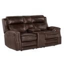 The appearance of Hensley Power Loveseat In Smooth Espresso designed by Parker House in the traditional interior design. This smooth espresso piece of furniture  was selected by 1StopBedrooms from Hensley Collection to add a touch of cosiness and style into your home. Sku: MHE-822CP2T-SMES. Material: Top Grain Leather.