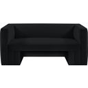 The appearance of Henson Velvet Loveseat In Black designed by Meridian in the modern / contemporary interior design. This black piece of furniture was selected by 1StopBedrooms from Henson Collection to add a touch of cosiness and style into your home. Sku: 665Black-L. Material: Velvet.