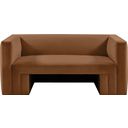 The appearance of Henson Velvet Loveseat In Saddle designed by Meridian in the modern / contemporary interior design. This saddle piece of furniture was selected by 1StopBedrooms from Henson Collection to add a touch of cosiness and style into your home. Sku: 665Saddle-L. Material: Velvet.