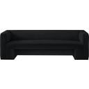 The appearance of Henson Velvet Sofa In Black designed by Meridian in the modern / contemporary interior design. This black piece of furniture was selected by 1StopBedrooms from Henson Collection to add a touch of cosiness and style into your home. Sku: 665Black-S. Material: Velvet.