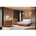 Hepburne Queen Bed In Walnut