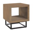 The appearance of Hidden Treasures End Table designed by Hammary in the modern / contemporary interior design. This taupe piece of furniture was selected by 1StopBedrooms from Hidden Treasures Collection to add a touch of cosiness and style into your home. Sku: 090-1156. Material: Wood.