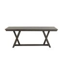 The appearance of High Line Dining Table In Coffee designed by New Classic in the transitional interior design. This coffee piece of furniture  was selected by 1StopBedrooms from High Line Collection to add a touch of cosiness and style into your home. Sku: D4125-10. Material: Wood. Table Top Shape: Rectangular. Size: 80" x 36".