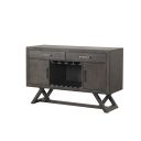 The appearance of High Line Server In Coffee designed by New Classic in the transitional interior design. This coffee piece of furniture  was selected by 1StopBedrooms from High Line Collection to add a touch of cosiness and style into your home. Sku: D4125-30. Material: Wood.